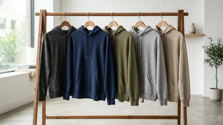 Hoodies til mænd: Guide til pasform, material og stil